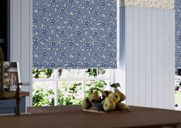 Land & Shore River (Blackout), Blue Red - Twist&Fit Roller Blind - Image 5